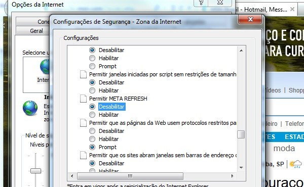 Internet Explorer: também simples Internet Explorer: também simples