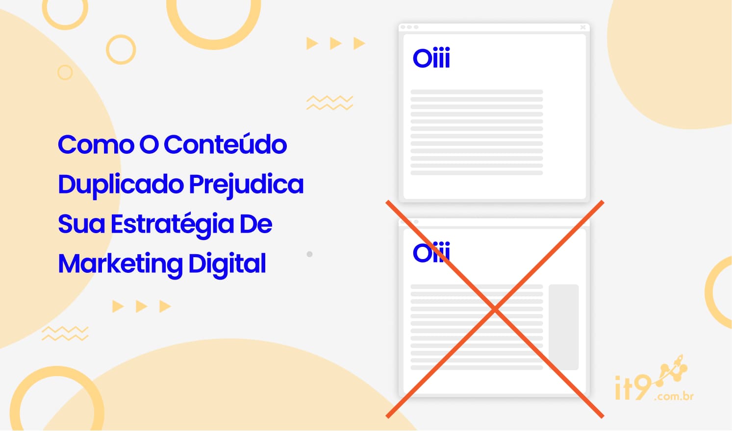 Conteúdo Duplicado