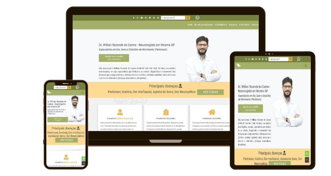 Serviços Oferecidos - Web Site